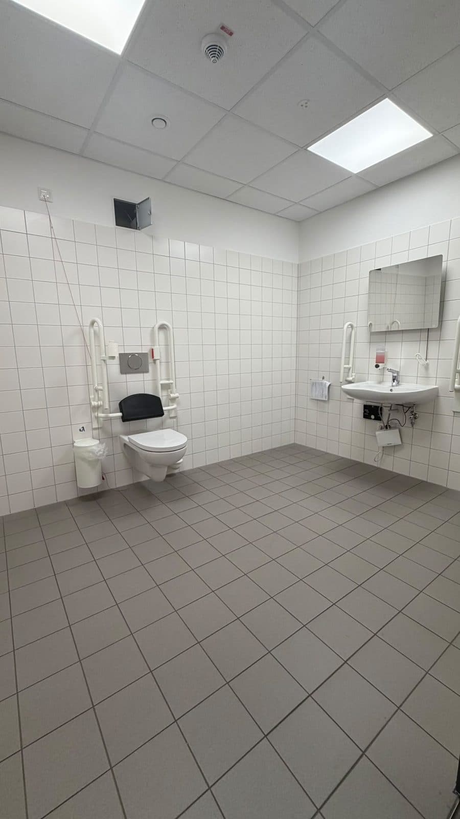 Sanitärbereich am Standort Hildesheim